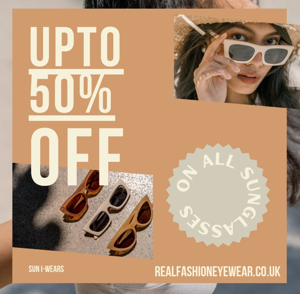 Score 50% Off on Stylish Eyewear and Sunglasses at Real Fashion Eyewear