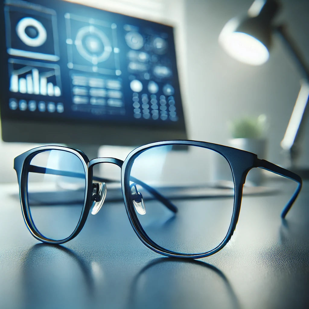 Blue Computer Coating Eyeglasses